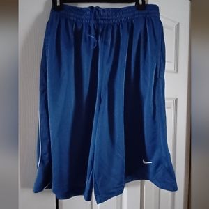 Mens Blue Nike basketball shorts size Large.